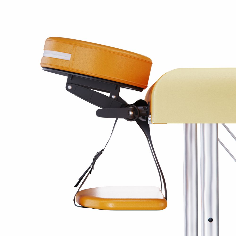 Массажный стол DFC NIRVANA Elegant PREMIUM, цвет оранжево-бежевый