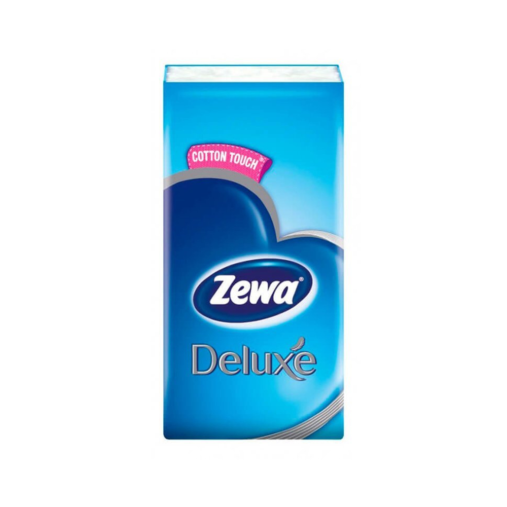 "Zewa Deluxe" Платочки гигиенические (трёхслойные), 1х10шт