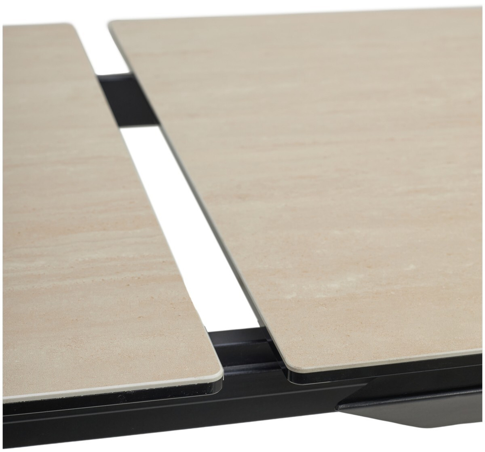 Стол CREMONA 140 TL-142, испанская керамика/ черный каркас, ®DISAUR