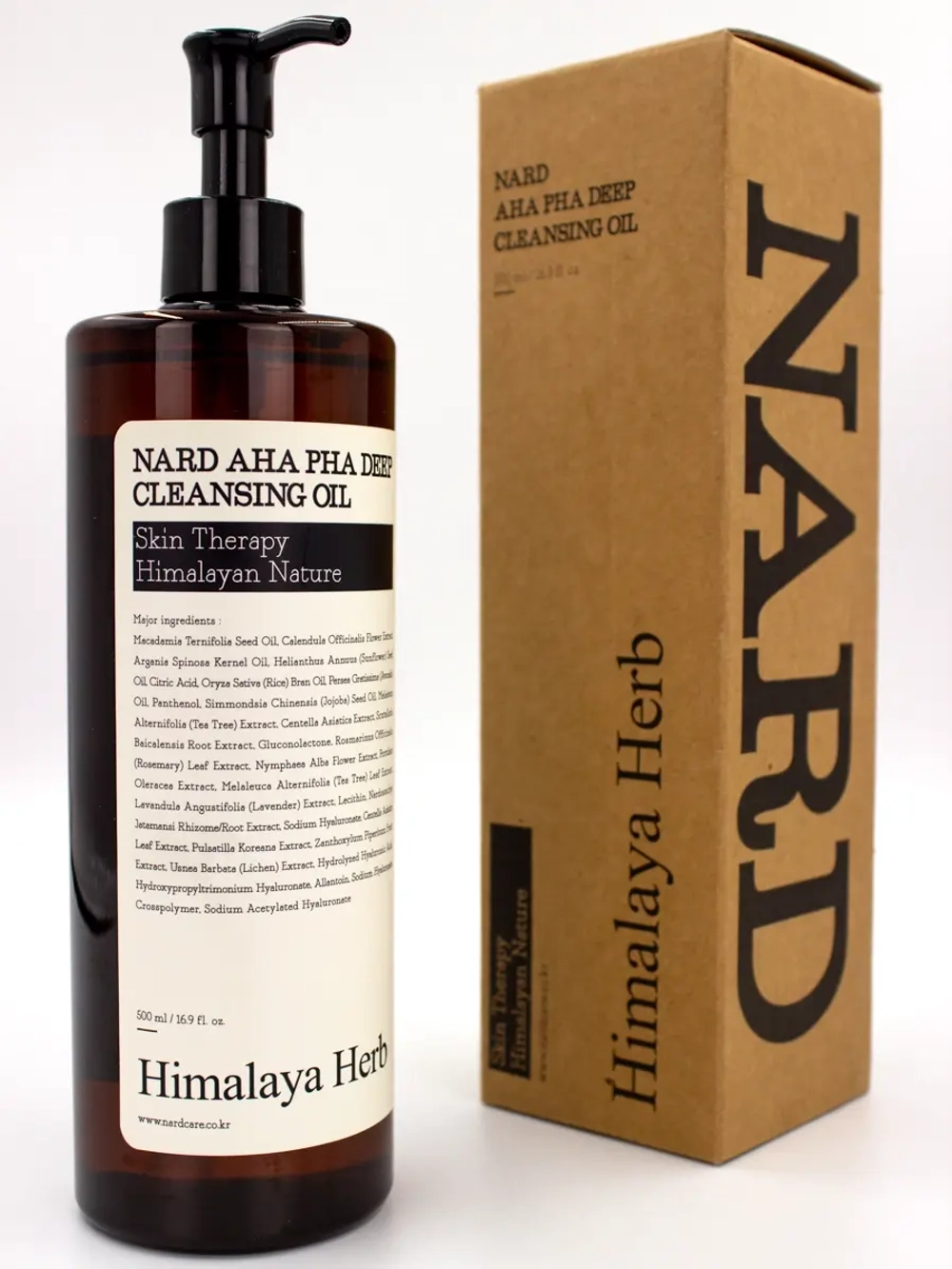BOUQUET GARNI NARD - МАСЛО ДЛЯ ЛИЦА ОЧИЩАЮЩЕЕ С AHA PHA КИСЛОТАМИ AHA PHA DEEP CLEANSING OIL, 500 МЛ