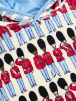 Пончо махровое пляжное для мальчика Next AG2-969, Голубой, Красный