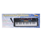 Синтезатор на бат. с микрофоном, коробка 3768