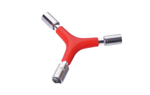 Ключ TRIX " Y " -образный, торцевые головки 8/9/10мм, серебристо-красный