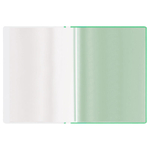 Папка с файлами СТАММ на 10 вкладышей с перфорацией, зеленая