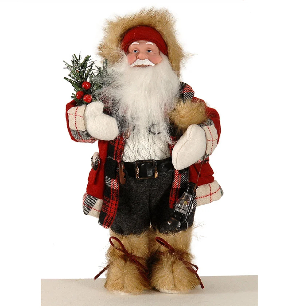 Дед Мороз с фонариком 30 см