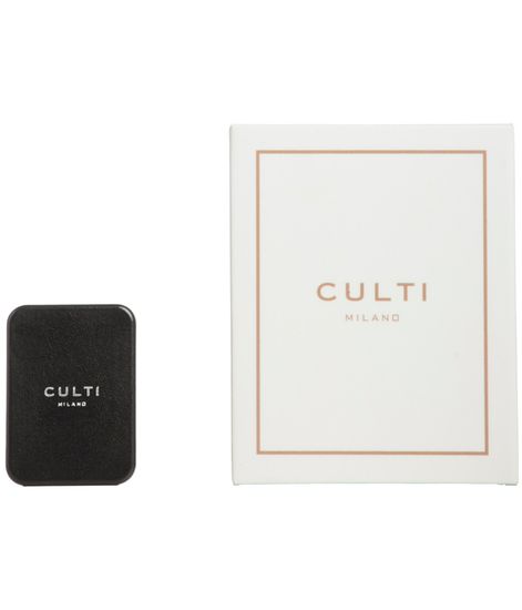 Диффузор для авто в корпусе из кожи (черный) Aramara, Culti Milano