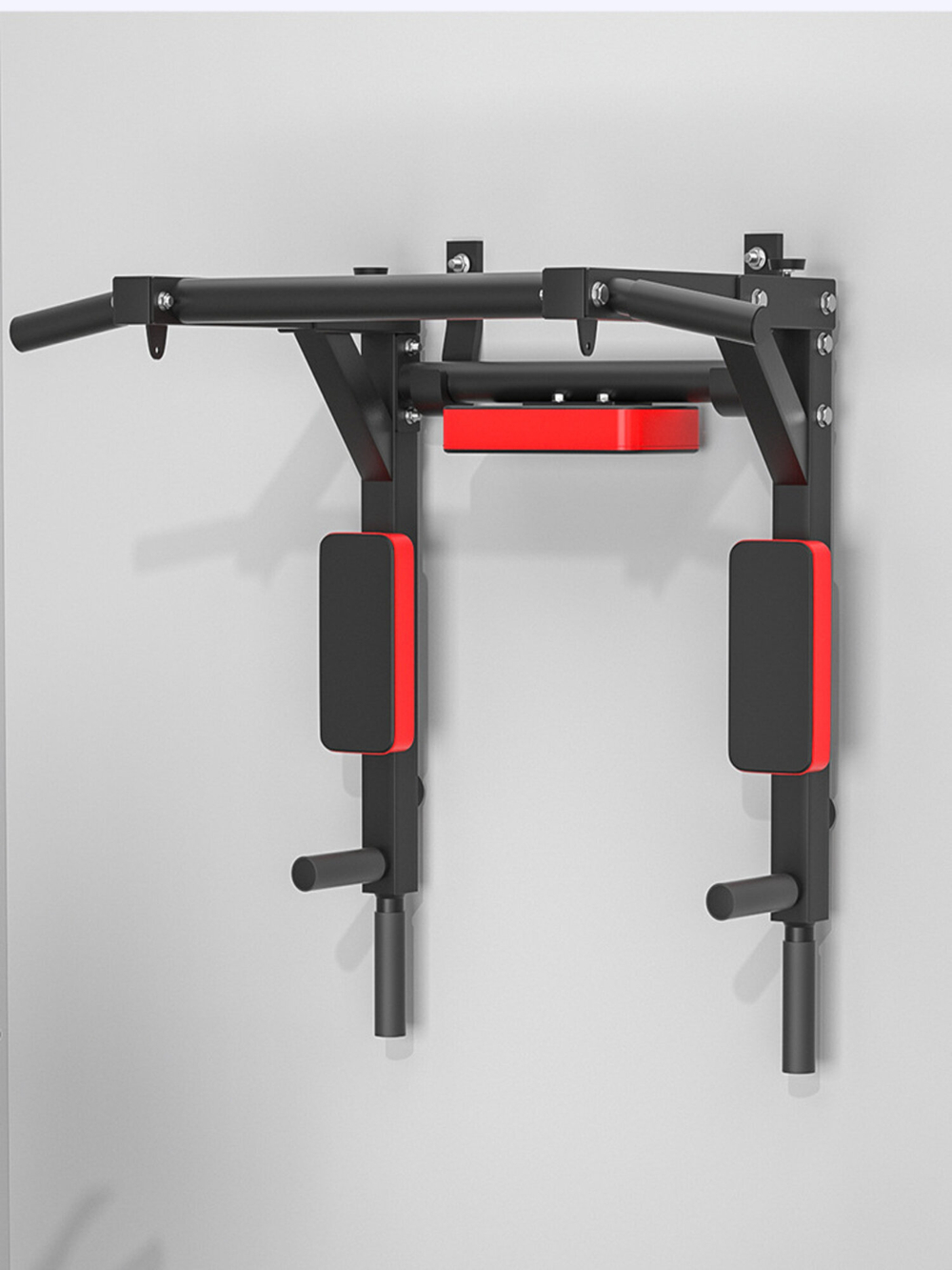 Турник-брусья-пресс 3в1, настенный, с переворотом, домашний, ручками