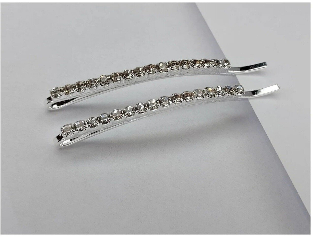 Заколки. Невидимка со стразами.