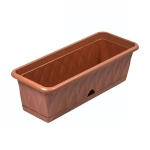 Ящик для растений «Сиена» 58см с поддоном терракот С173-03-ТЕР