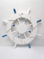 Декор на стену для интерьера "Штурвал" 62 см