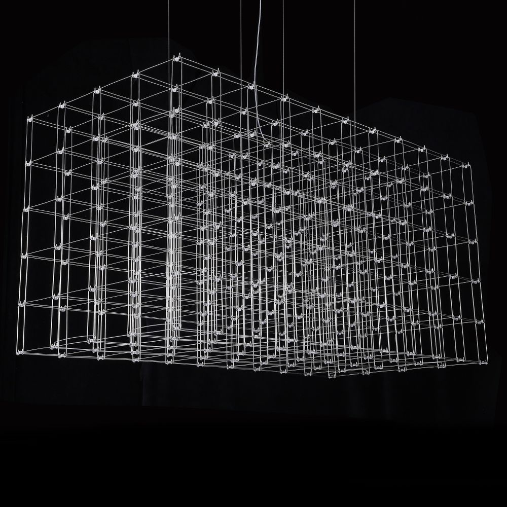 Подвесная Люстра Quasar Cosmos Square Led Pendant Light 200/100/100 By Imperiumloft