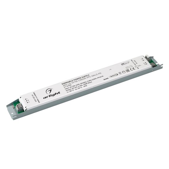 Блок питания ARV-LG-24150-LINEAR-PFC-DALI2-PD (24V, 6.25A, 150W) Arlight 049482