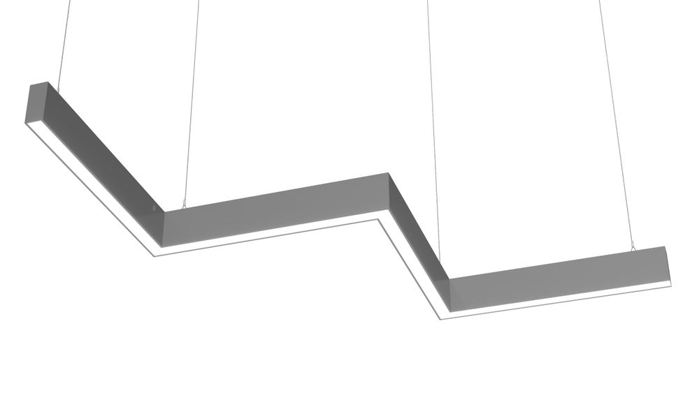 Светильник светодиодный зигзаг FS-TG 100Вт 398х80х1481