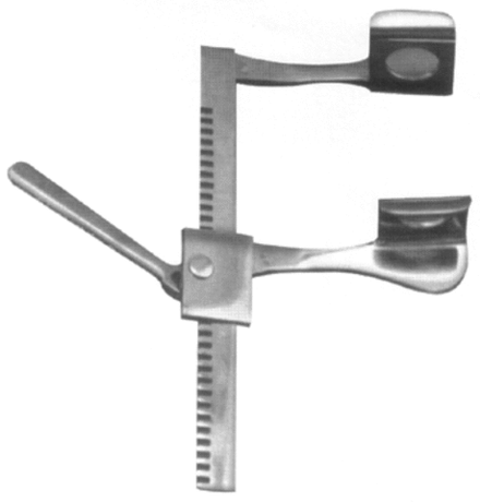 ВР- Р-14 Ранорасширитель реечный для грудной полости с расходом зеркал от 0 до 165 мм