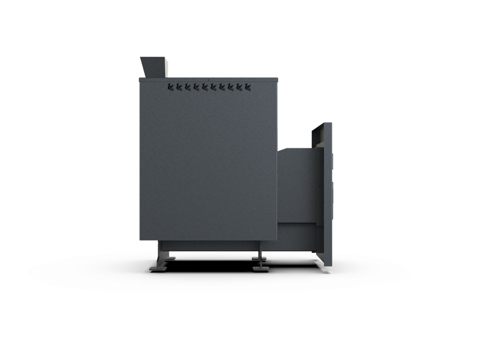 Банная печь Душа- 15 Кожух Квадро Закрытая Каменка стекло 8мм