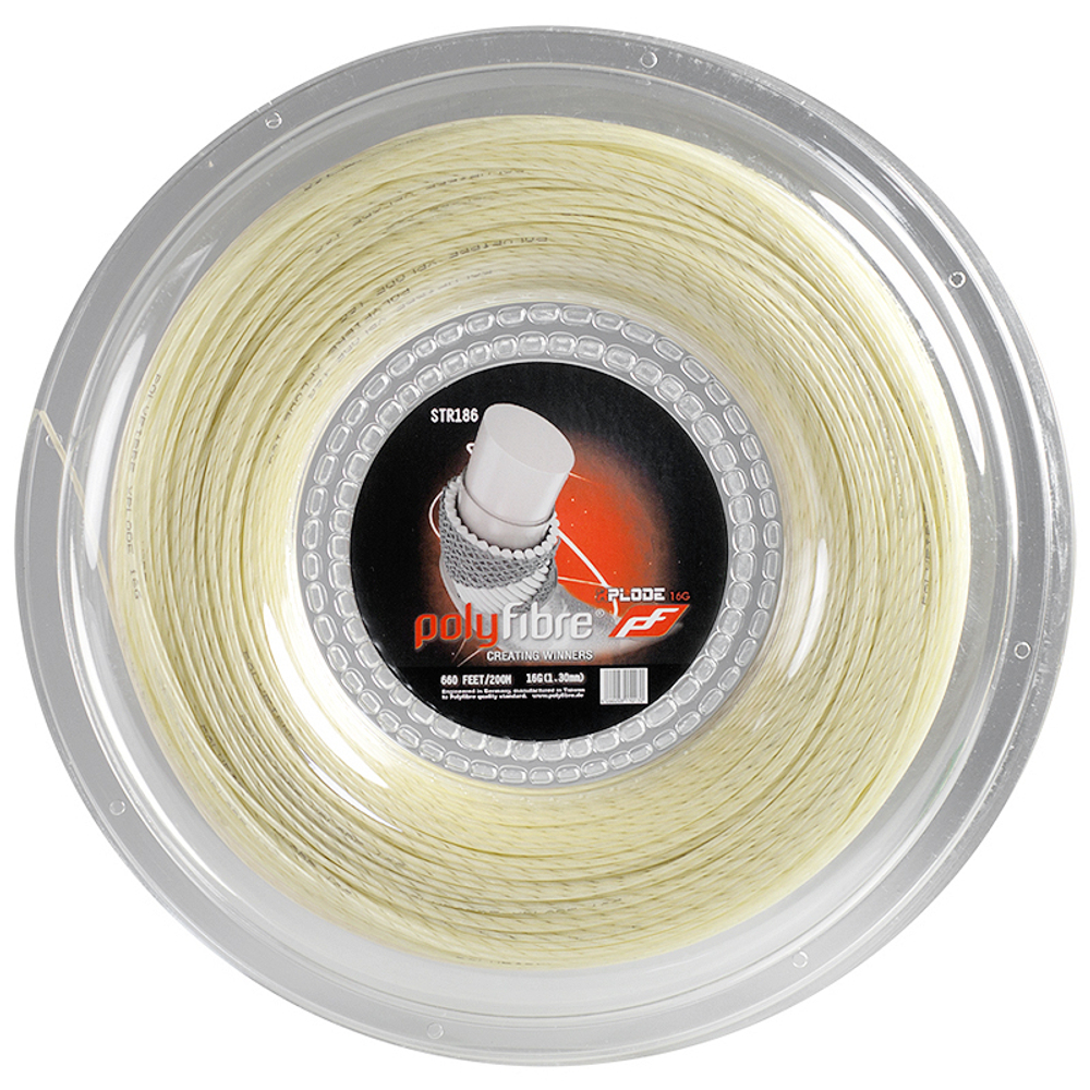 Теннисные струны Polyfibre Xplode (200 m) - natural
