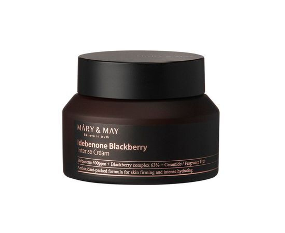 [MARY&MAY] Крем для лица АНТИОКСИДАНТНЫЙ ИДЕБЕНОН/ЯГОДЫ Idebenone/Blackberry Complex Intense Cream, 70 гр