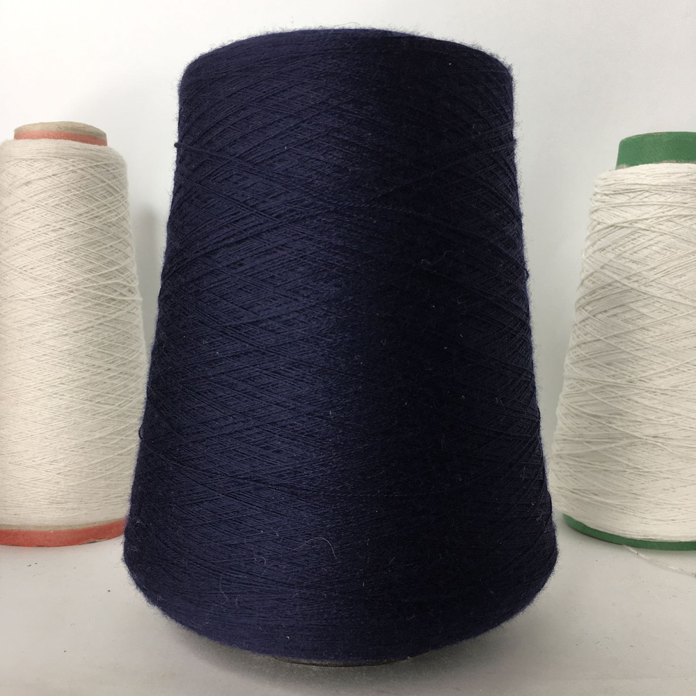 LOUVRE - CARIAGGI for Brunello Cucinelli; 90% меринос, 10% кашемир; 3000м/100гр; part.2138820R; col. 2425, цвет: тосканская ночь ( темно синий)