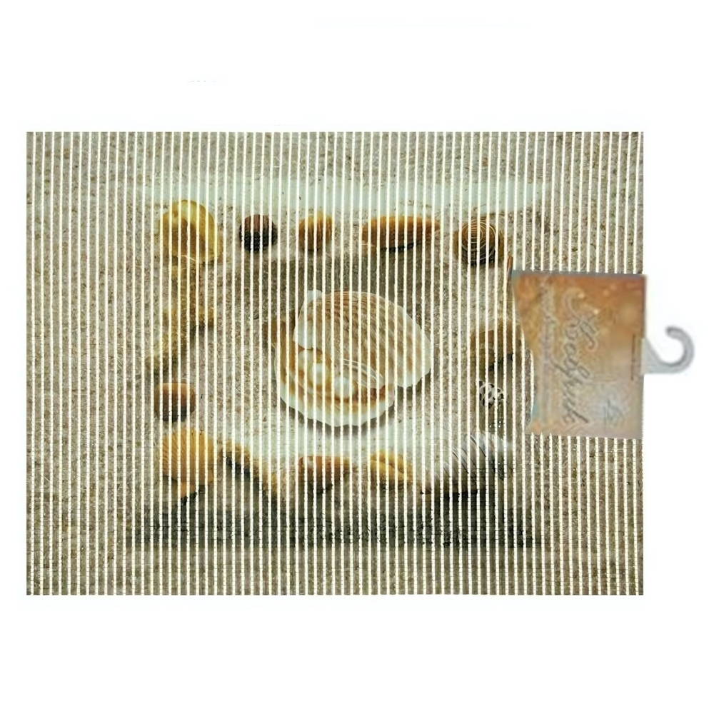 Коврик для ванной комнаты из вспененного ПВХ "Пляж" 67х47 см