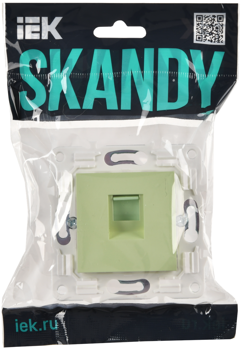SKANDY Розетка компьютерная RJ45 кат.5E SK-K01G мятный IEK