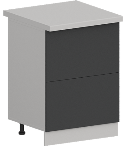 Кухня Модуль ШН2Я 600 Графит / Графит