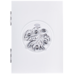 Полка ключница Oliva Branch (Олива Бранч) 2 Айс Античное серебро