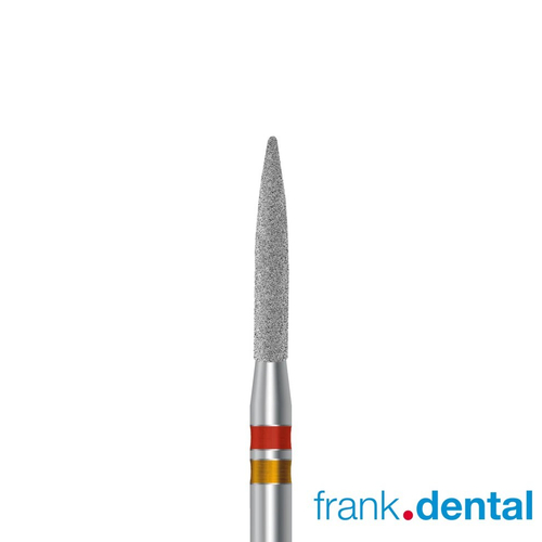 Бор алмазный красный Frank Dental типа FG - D.Z863.014.F.FG