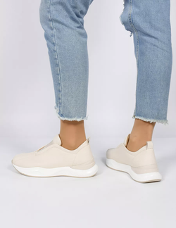 Кроссовки эко. кожа (36-41)р. / шт. FA-1021/BEIGE