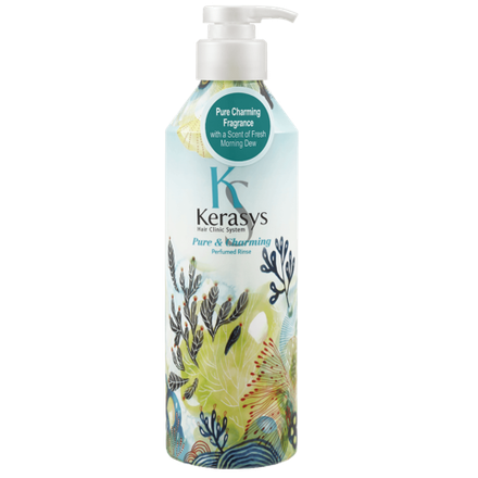 Парфюмированный кондиционер для сухих волос Kerasys Perfumed Line Pure & Charming Rinse, 400мл