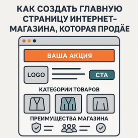 Как создать главную страницу интернет-магазина, которая продаёт: Полное руководство