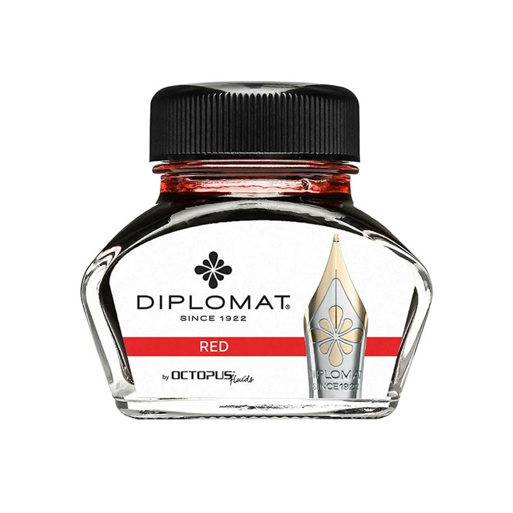 Чернила для перьевой ручки Diplomat Ink-30 красные (D41001005)