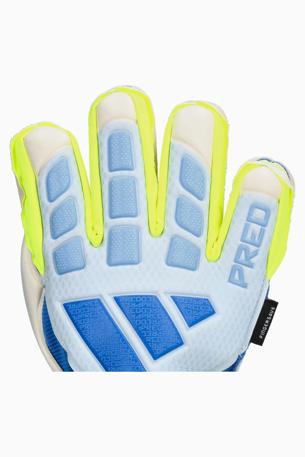 Вратарские перчатки adidas Predator Match Fingersave - голубой
