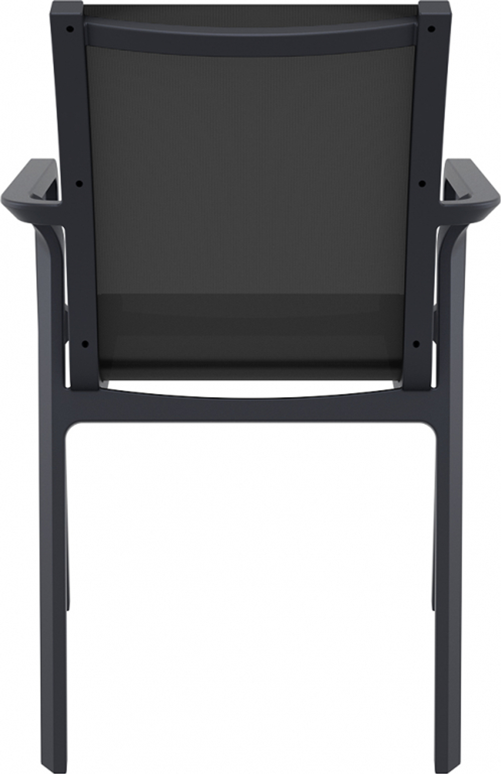 Кресло пластиковое Siesta Contract Pacific, черный