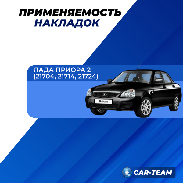 Нижние защитные накладки бампера (реснички) на Лада Приора SE