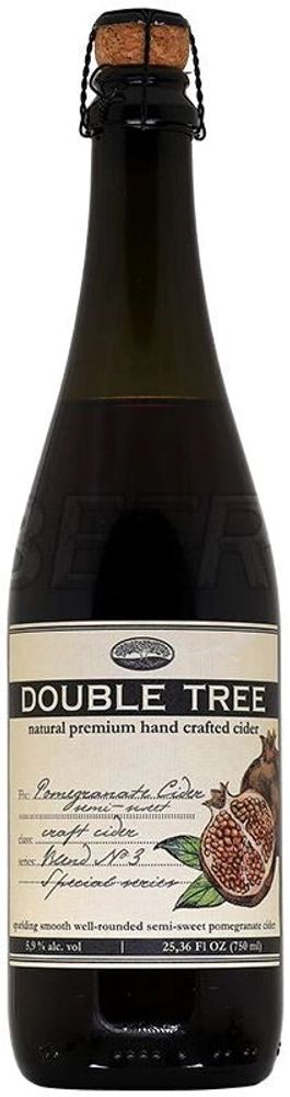 Медовуха Дабл Три Гранат-Малина / Double Tree Pomegranate-Raspberry Mead 0.75 - стекло
