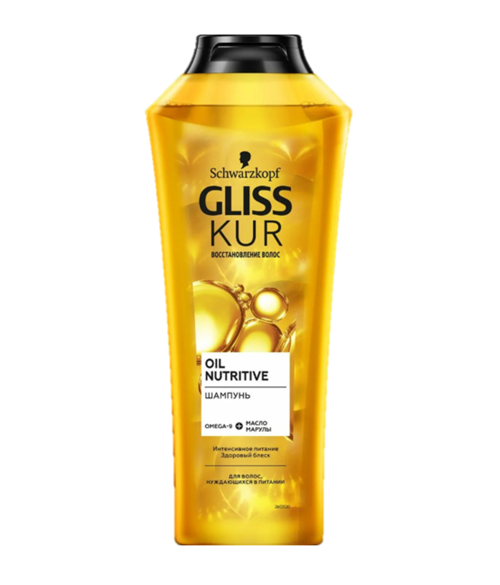 Шампунь против сечения волос для длинных, секущихся волос "Gliss kur hair repair" внутриклеточное во