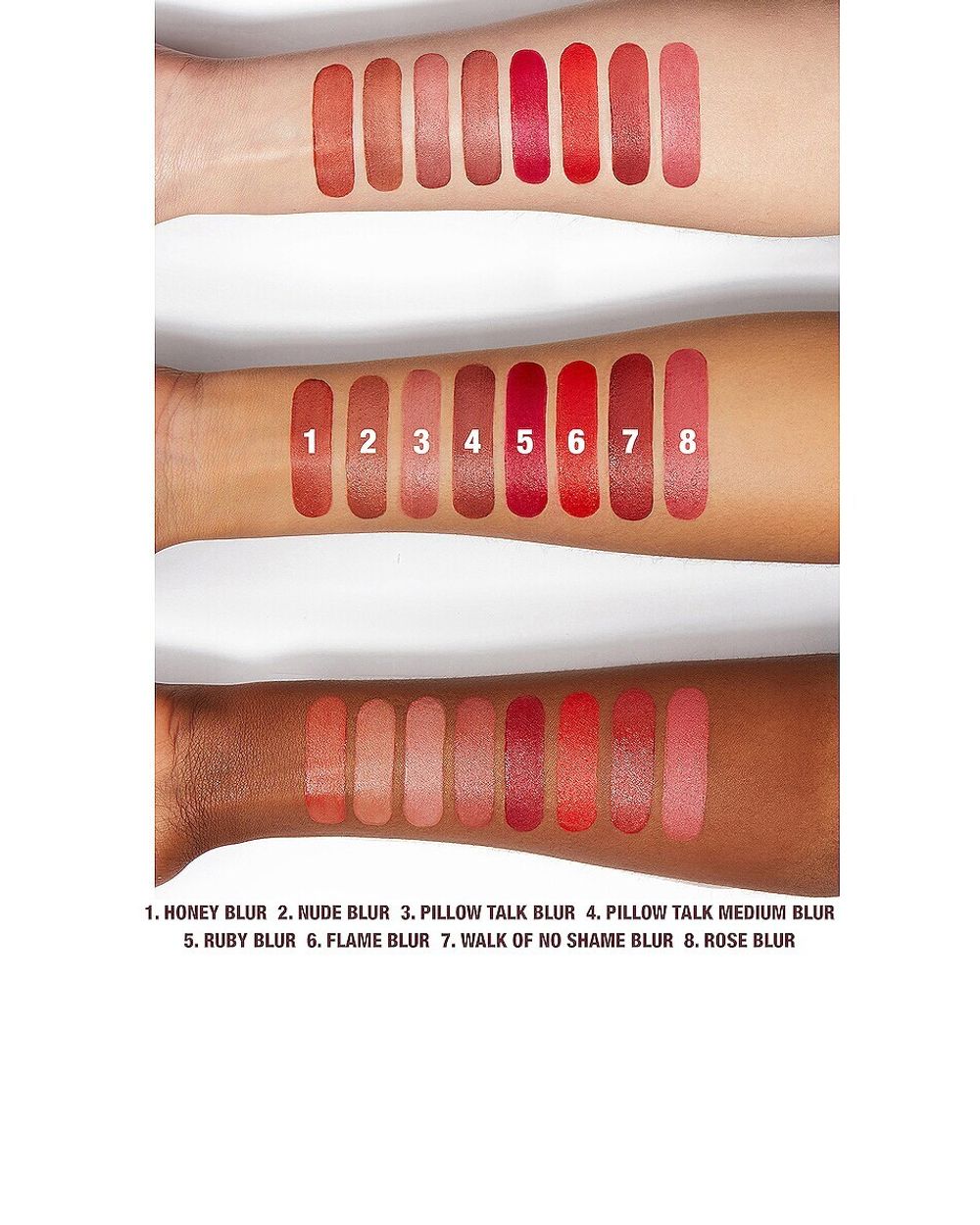 Жидкая матовая помада для губ Charlotte Tilbury Airbrush Flawless Lip Blur - #Ruby Blur