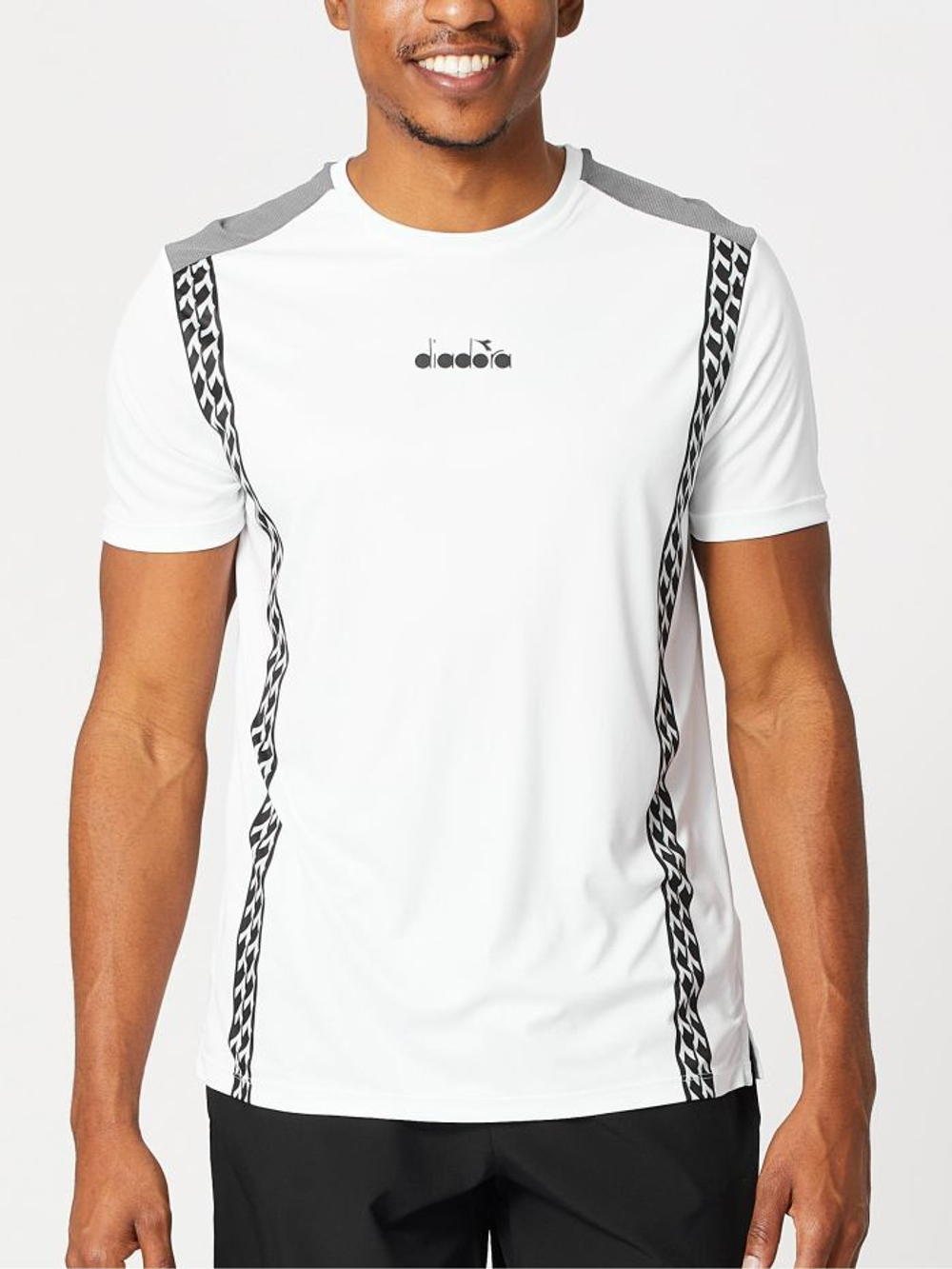 Мужская теннисная футболка Diadora SS T-Shirt Challange - белый