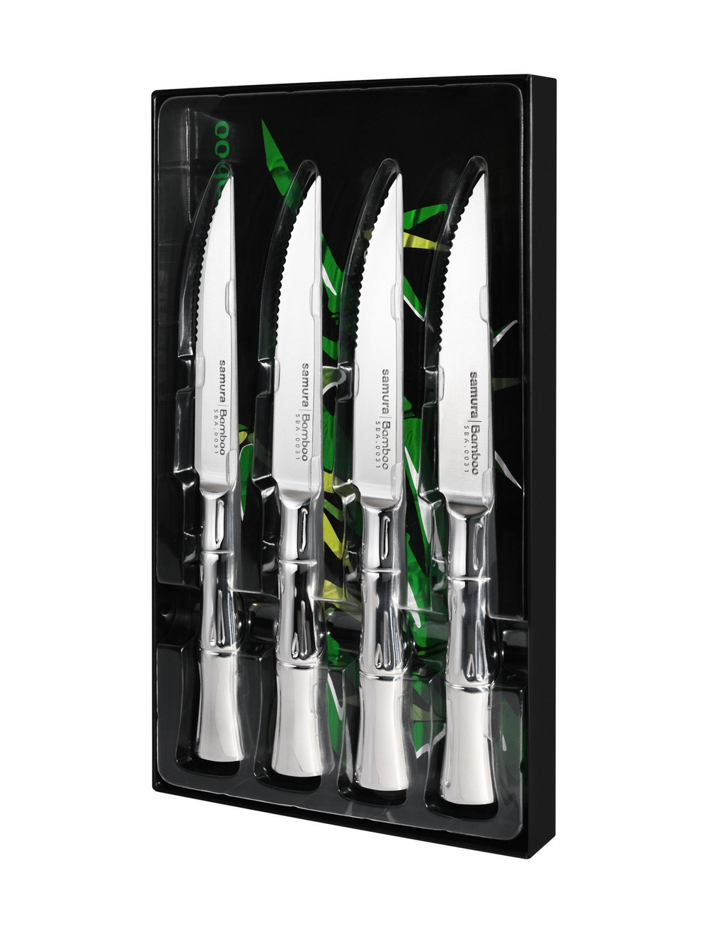 Набор из 4 ножей для стейка Samura Bamboo SBA-0031S