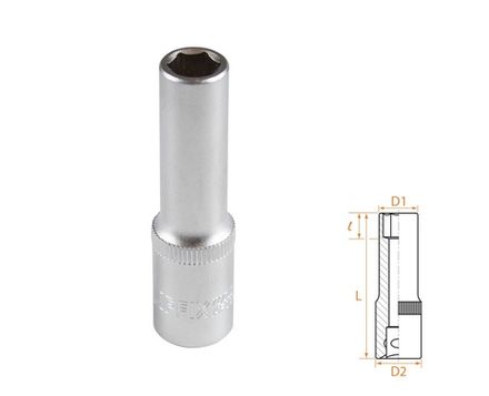 Цена на AFFIX (AF00130009) Головка торцевая глубокая шестигранная 3/8", 09 мм