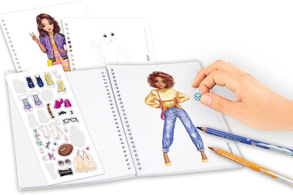 TOPModel Pocket Colouring Book 11804