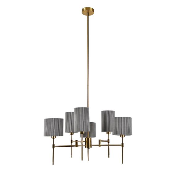 Подвесная люстра Indigo Plisse 13033/6R Brass V000536
