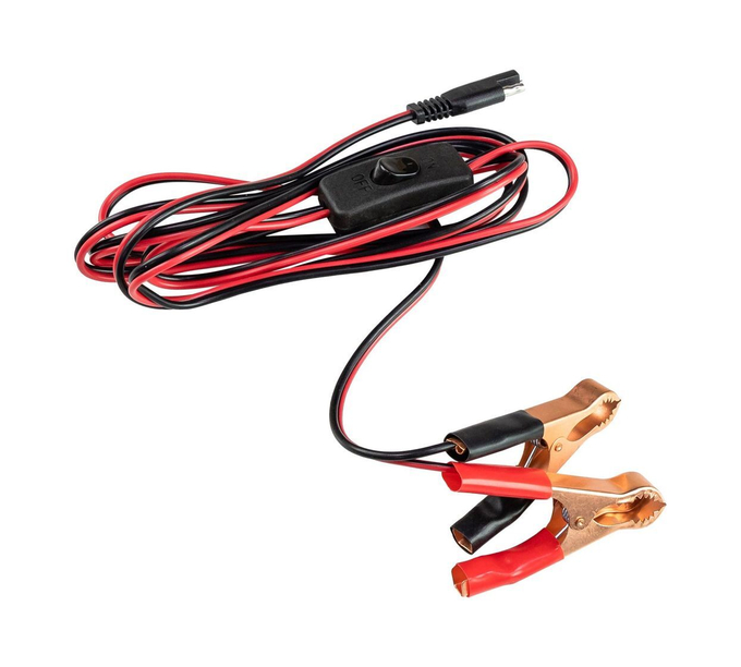 Провод крокодилы в SAE с выключателем, 2.5 м