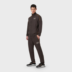 Мужские теннисные Костюмы EA7 Tracksuit Men - Anthracite, Orange