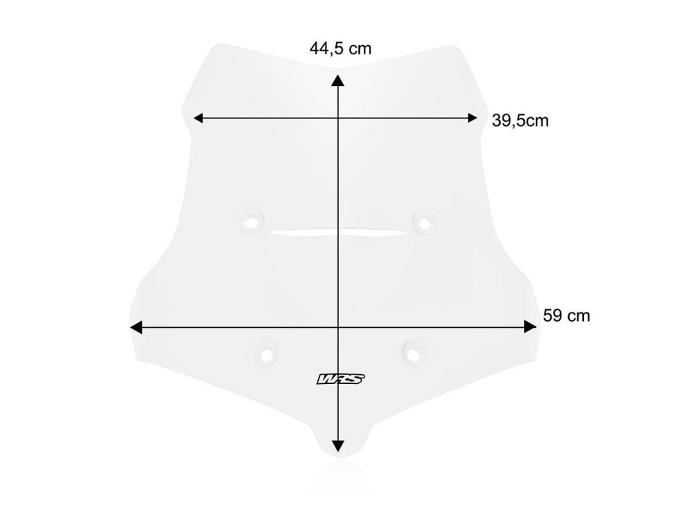 WRS Ветровое стекло Touring Voge Valico 525 DSX / 625 DSX прозрачное VO002T