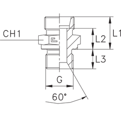 Штуцер FB DL35 BSP 1.1/4" (корпус)