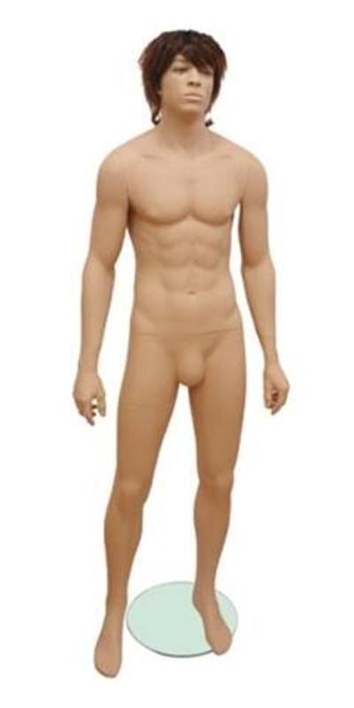 Мужской реалистичный манекен MG-75/ Телесный