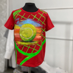 Аэрография, НАНЕСЕНИЕ НАДПИСИ НА ОДЕЖДУ ТЕННИСFIRST