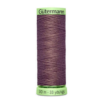 Нить Top Stitch 30/30 м для декоративной отстрочки, Gutermann, 127 т.серо-сиреневый