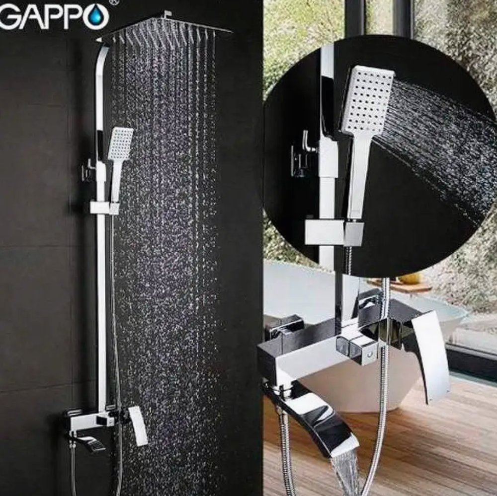 Душевая стойка со смесителем Gappo G2407-11